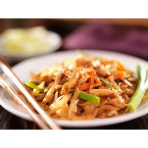 Order Pad Thai with Chicken  food online from Chikara Sushi & Asian Fusion store, Phoenixville on bringmethat.com