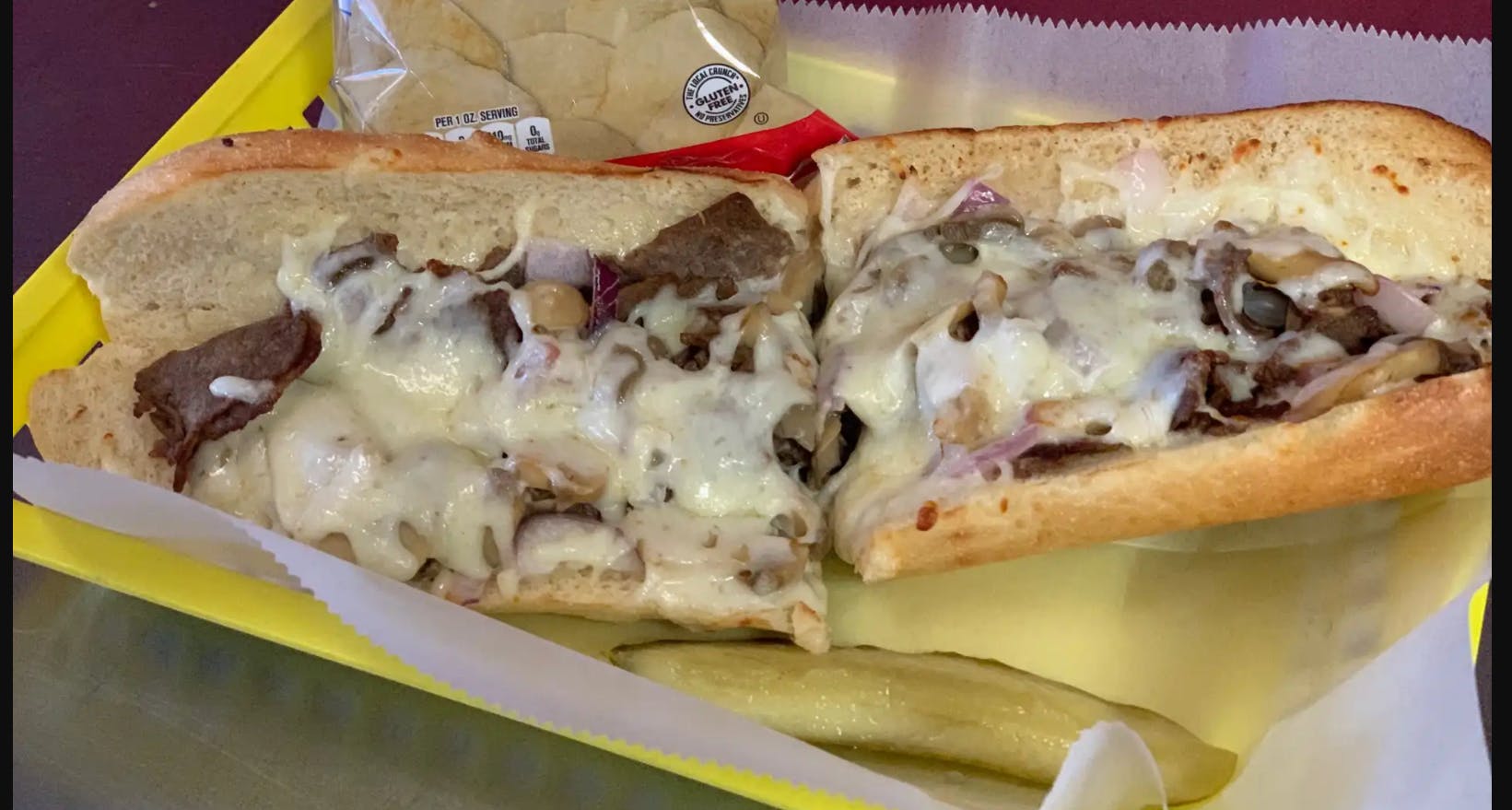 Order Cheesesteak Sub - 6" food online from Best Way Pizza store, Bedford on bringmethat.com