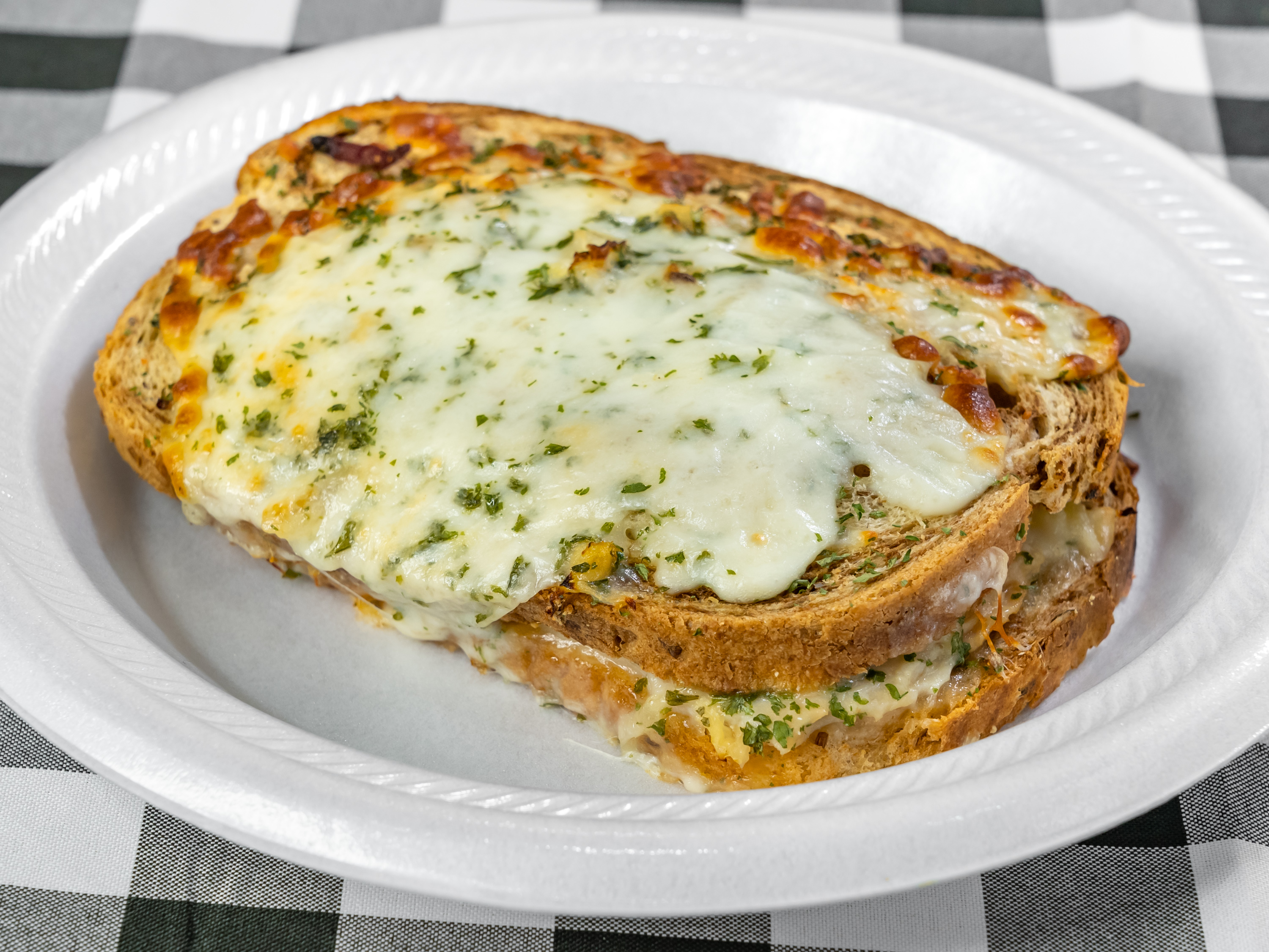 Order Our Signature Croque Monsieur Sandwich food online from Ground Floor Cafe store, Oklahoma City on bringmethat.com