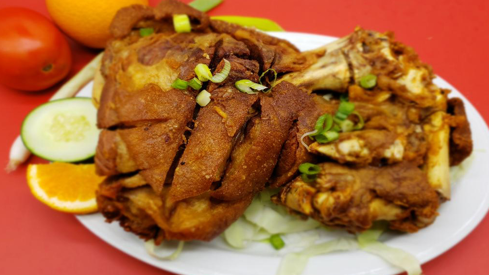 Order XL Crispy Pata food online from Bamboo Bistro store, Los Angeles on bringmethat.com