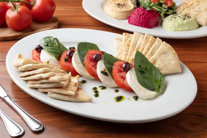 Order Caprese Appetizer food online from Panini Kabob Grill store, Mission Viejo on bringmethat.com