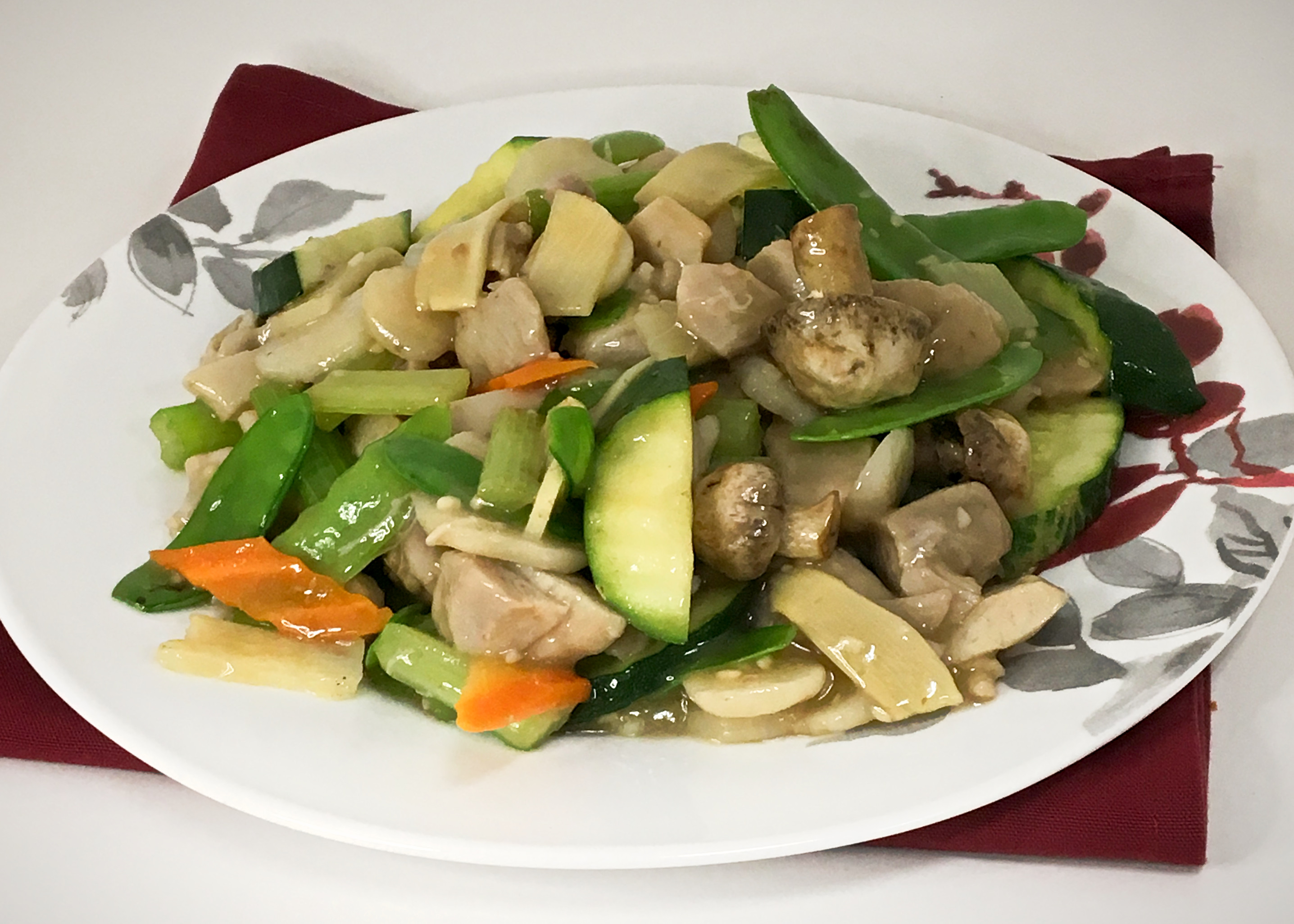 Order Snow Pea Chicken food online from China Garden store, Castro Valley on bringmethat.com