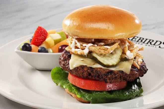 Order Durango Burger* food online from Firebirds Wood Fired Grill store, Gainesville on bringmethat.com