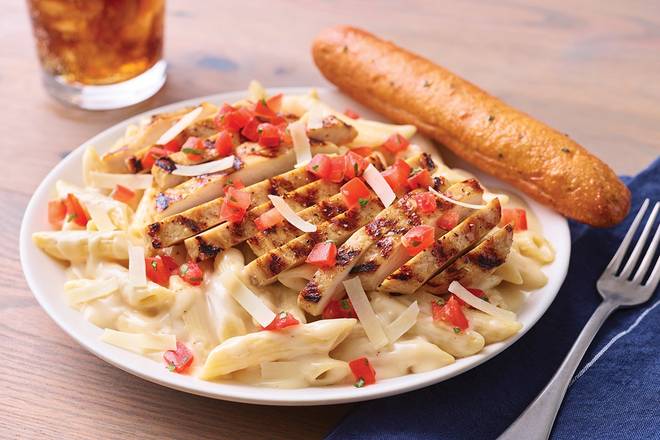 Order Three Cheese Chicken Penne food online from Cosmic Wings store, Nashua on bringmethat.com