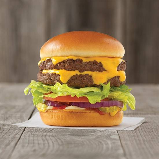 Order Double Cheeseburger food online from Good Times Burgers store, Grnwd Village on bringmethat.com