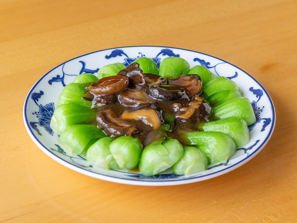 Order Baby Bokchoy with Black Mushroom food online from Oriental Flavor store, Amherst on bringmethat.com