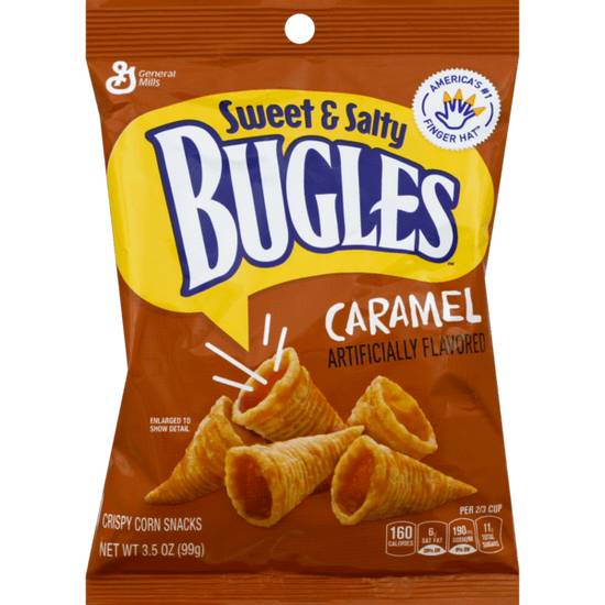 Order Bugles Sweet & Salty Caramel 3.5oz food online from Caseys Carry Out Pizza store, Van Meter on bringmethat.com