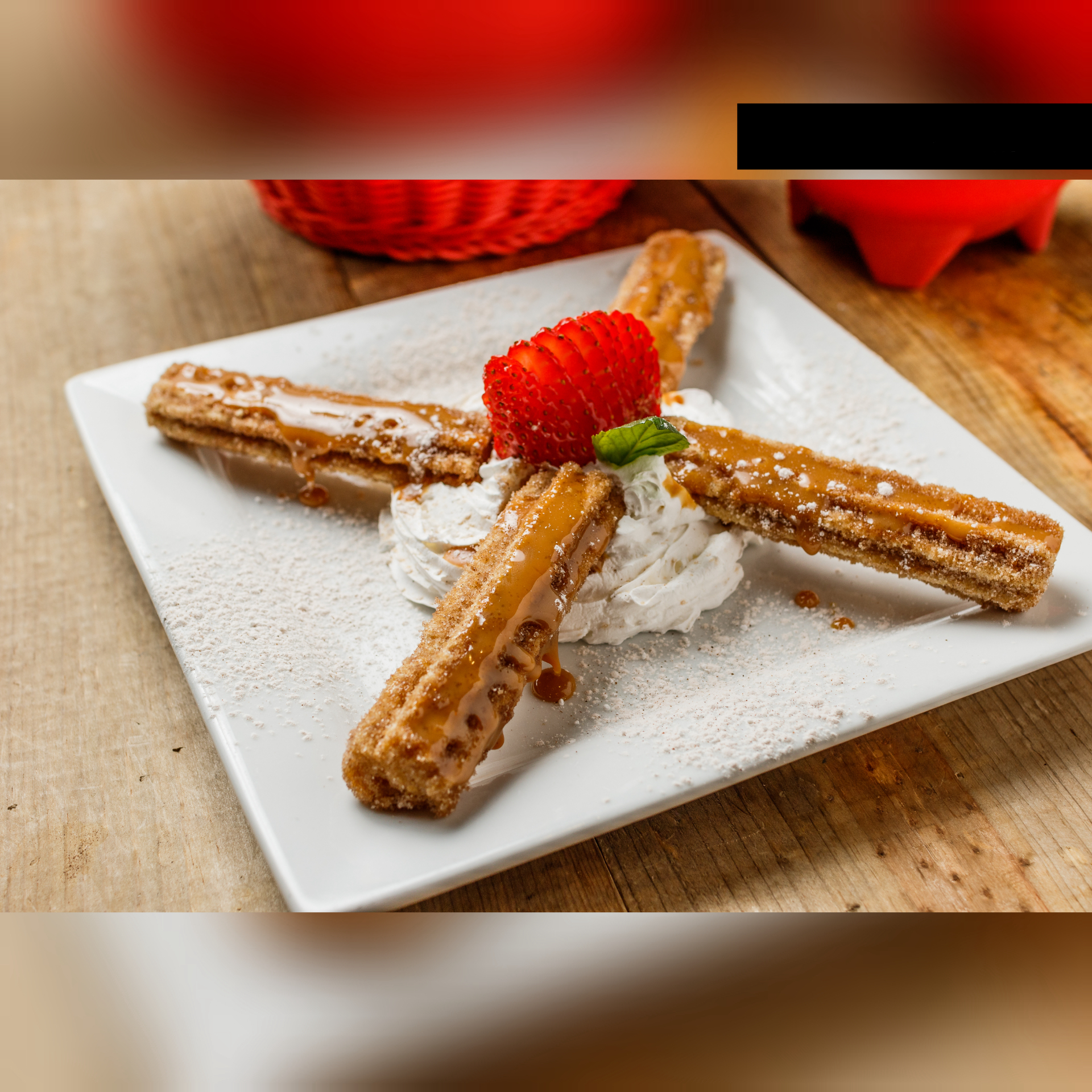 Order Churros food online from San Lorenzo Mexican Restaurant & Cantina store, Kemah on bringmethat.com
