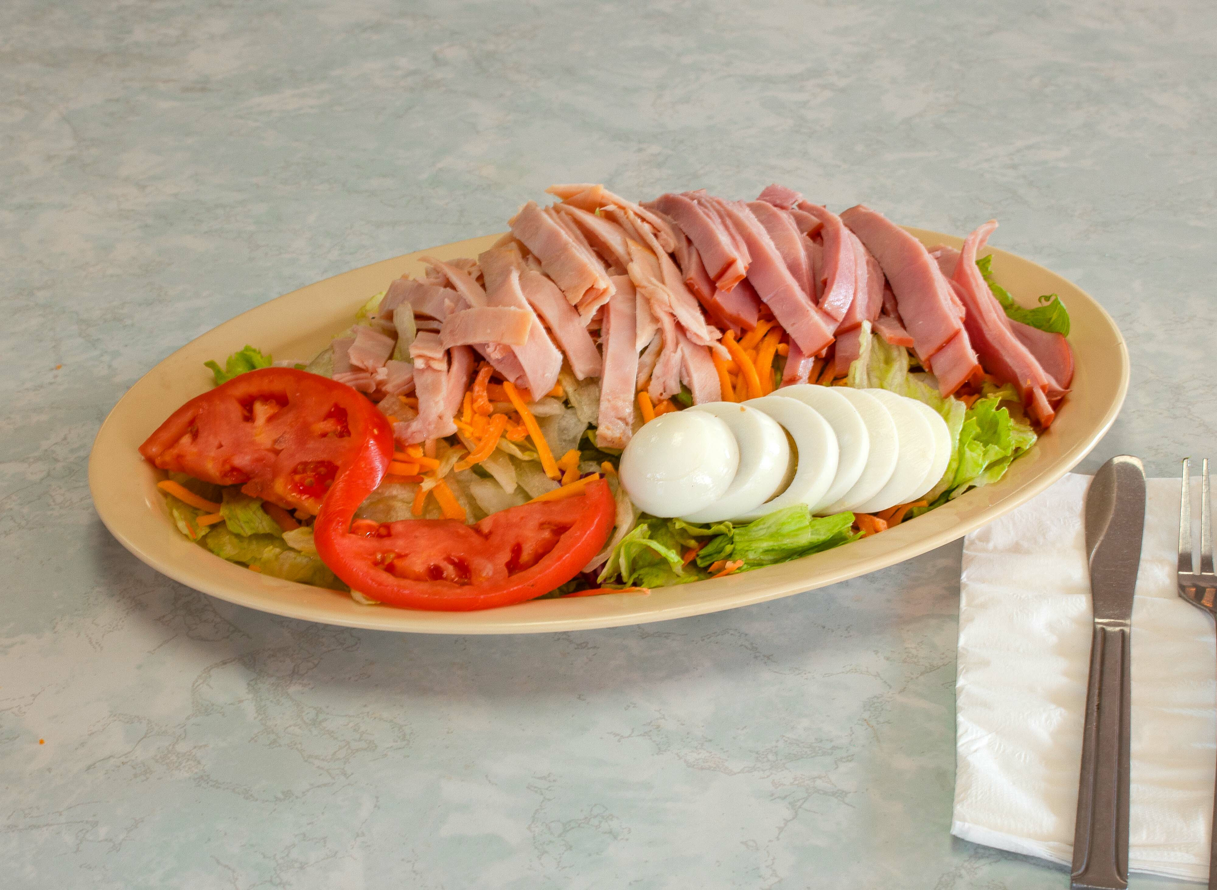 Order Chef Salad food online from Terry Burgers store, Rancho Cucamonga on bringmethat.com