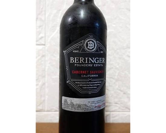 Order Beringer Vineyards, Founders' Estate Cabernet Sauvignon California · 750 mL food online from House Of Wine store, New Rochelle on bringmethat.com