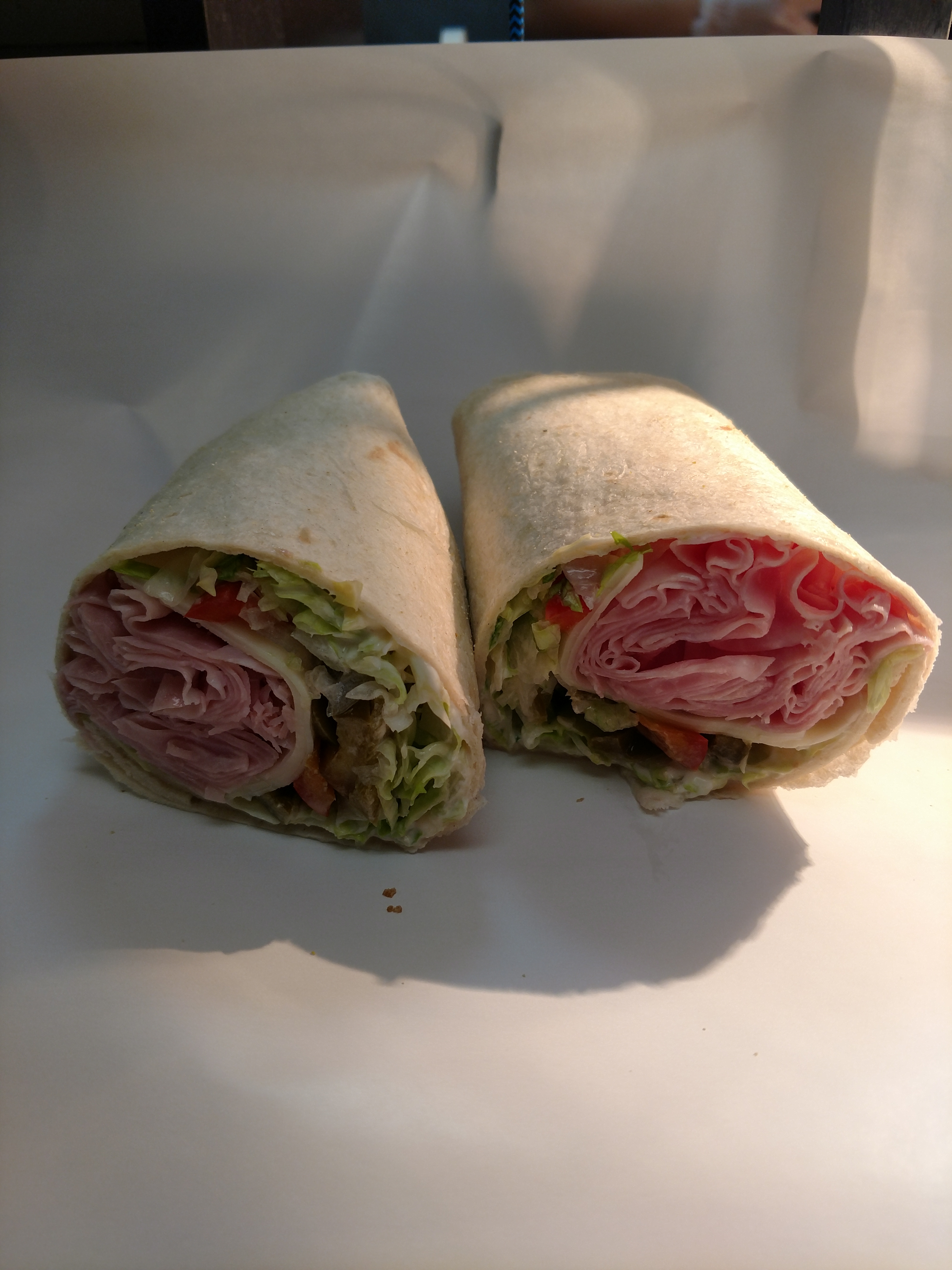 Order Ham and Cheese Wrap food online from Dynamite Subs store, Reading on bringmethat.com