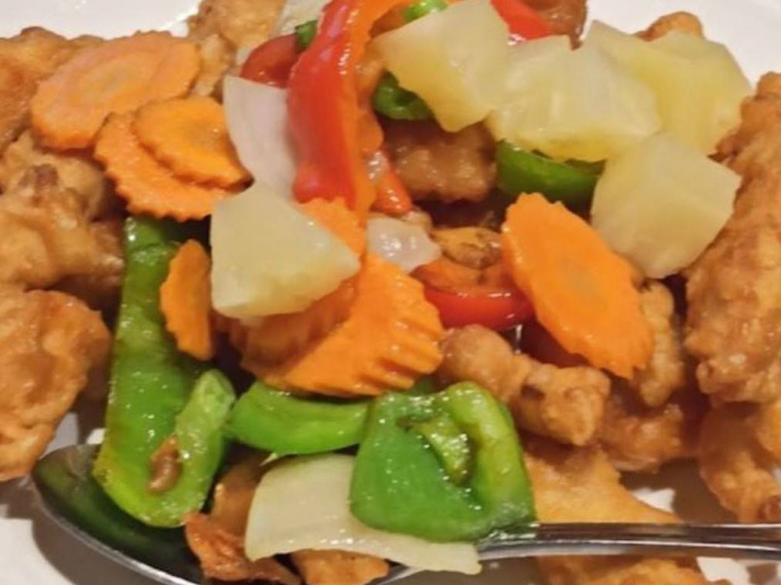 Order Sweet Sour Chicken food online from Rice Bowl Cafe store, Austin on bringmethat.com