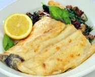 Order Fresh Rainbow Trout food online from Basil Leaf Cafe store, Chicago on bringmethat.com