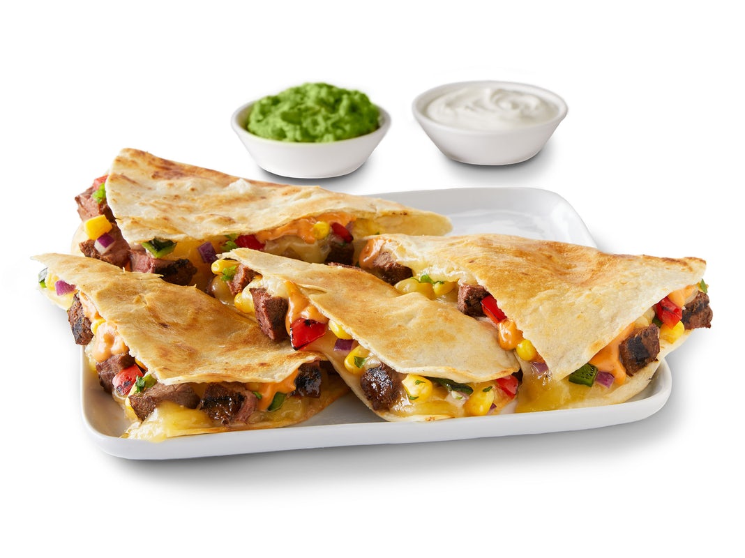 Order Create Your Own Quesadilla food online from Qdoba Mexican Eats store, Oklahoma City on bringmethat.com