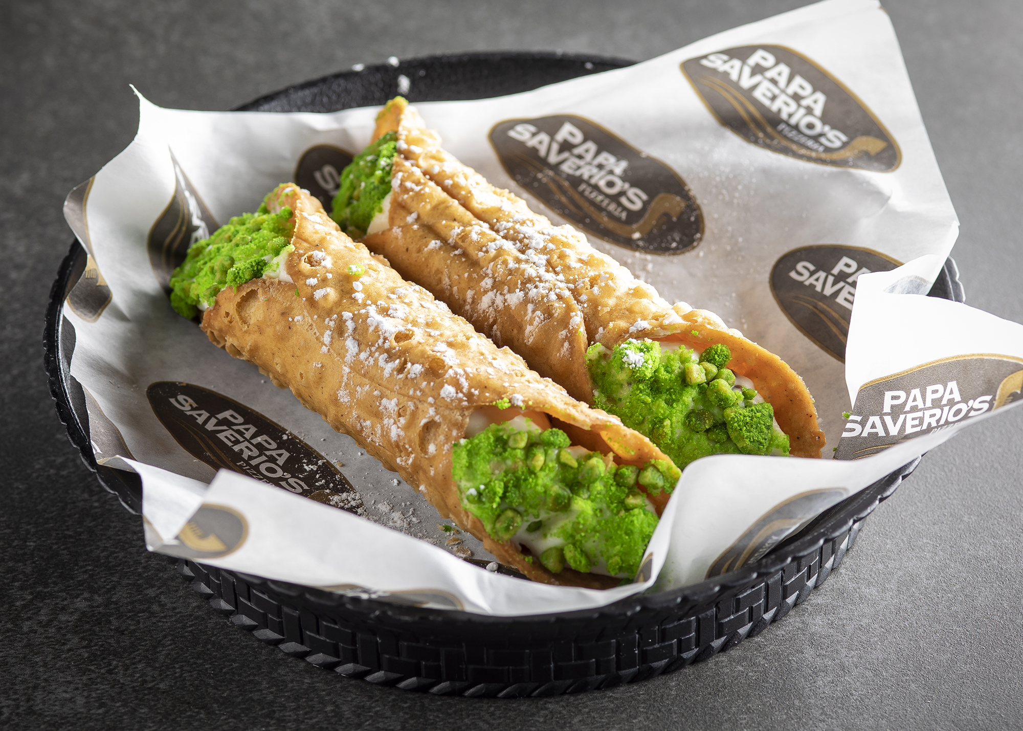 Order Cannoli food online from Papa Saverios Pizzeria store, West Chicago on bringmethat.com