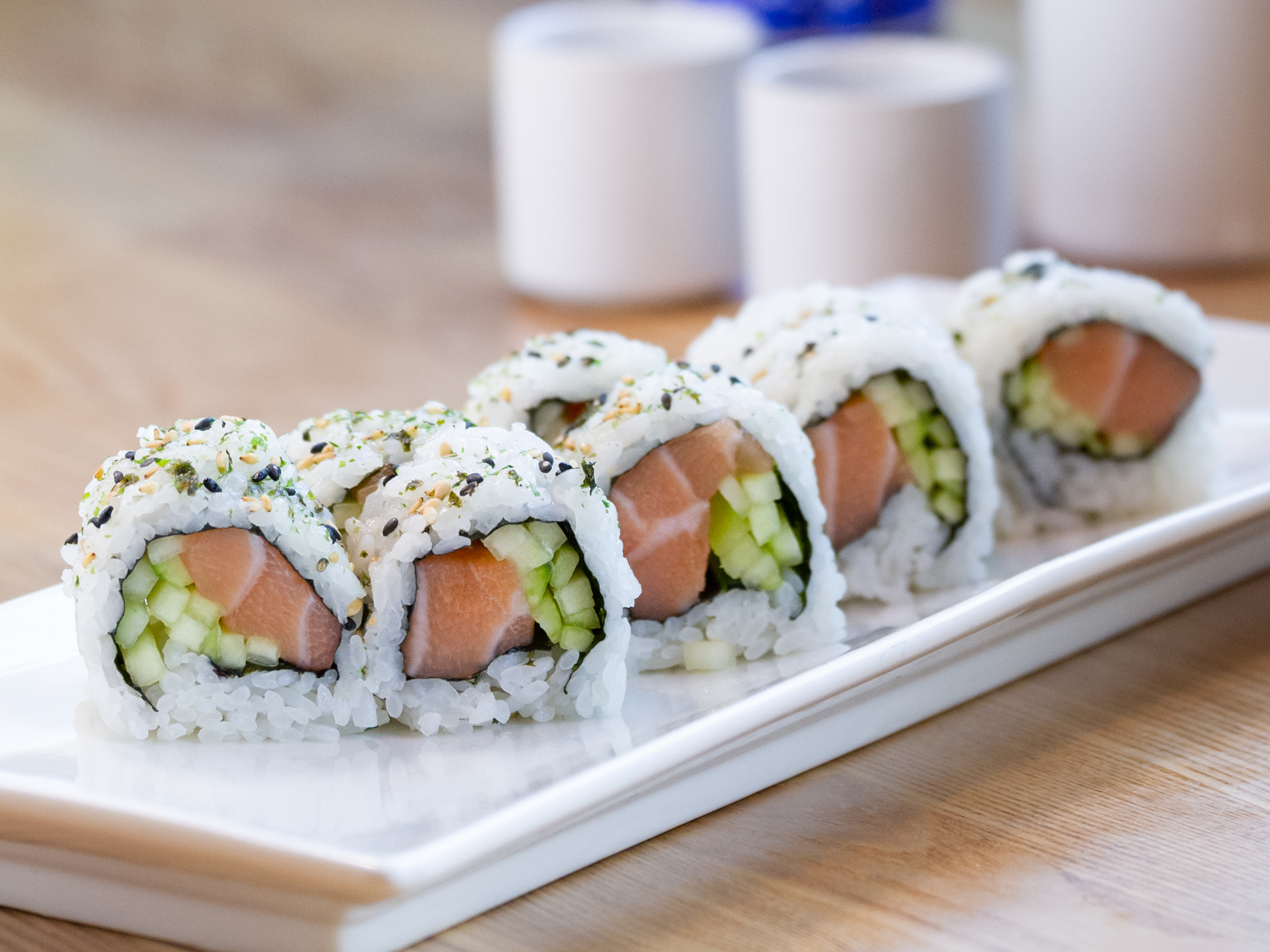Order Salmon Cucumber Roll food online from Roll Call store, Los Angeles on bringmethat.com