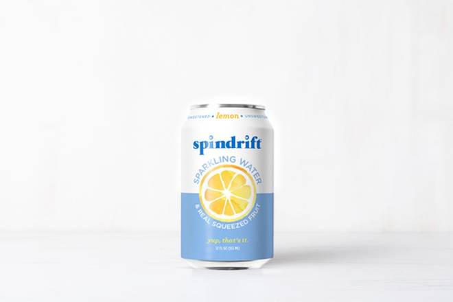 Order Lemon Spindrift (Can) food online from Mendocino Farms store, Houston on bringmethat.com