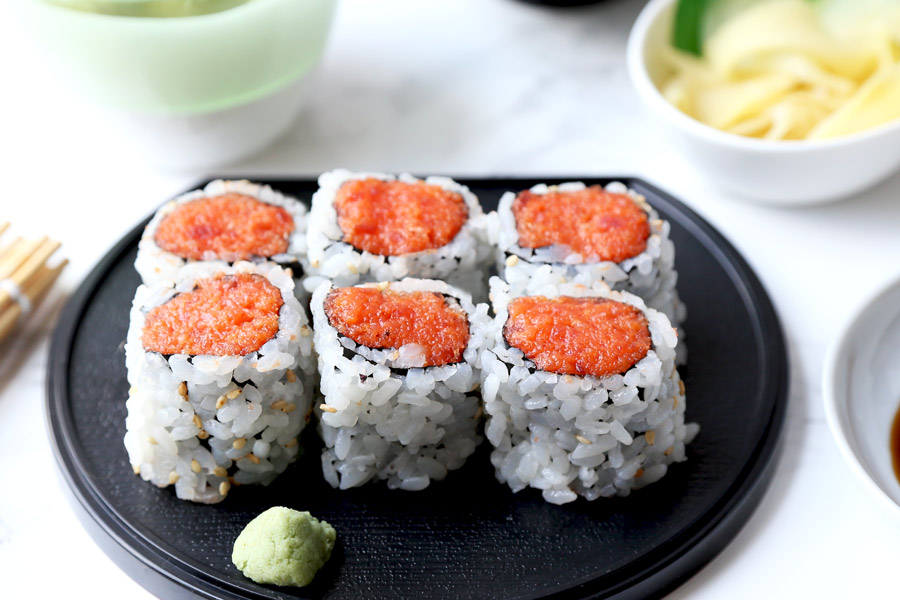 Order Spicy Tuna Roll  food online from Nikko store, Tarrytown on bringmethat.com