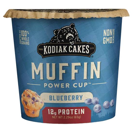 Order Kodiak Cakes Mountain Blueberry Minute Muffin Power Cup 2.29oz food online from Everyday Needs by Gopuff store, La Quinta on bringmethat.com