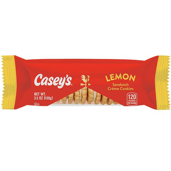Order Casey's Lemon Creme Cookies 3.5oz food online from Casey store, Fargo on bringmethat.com