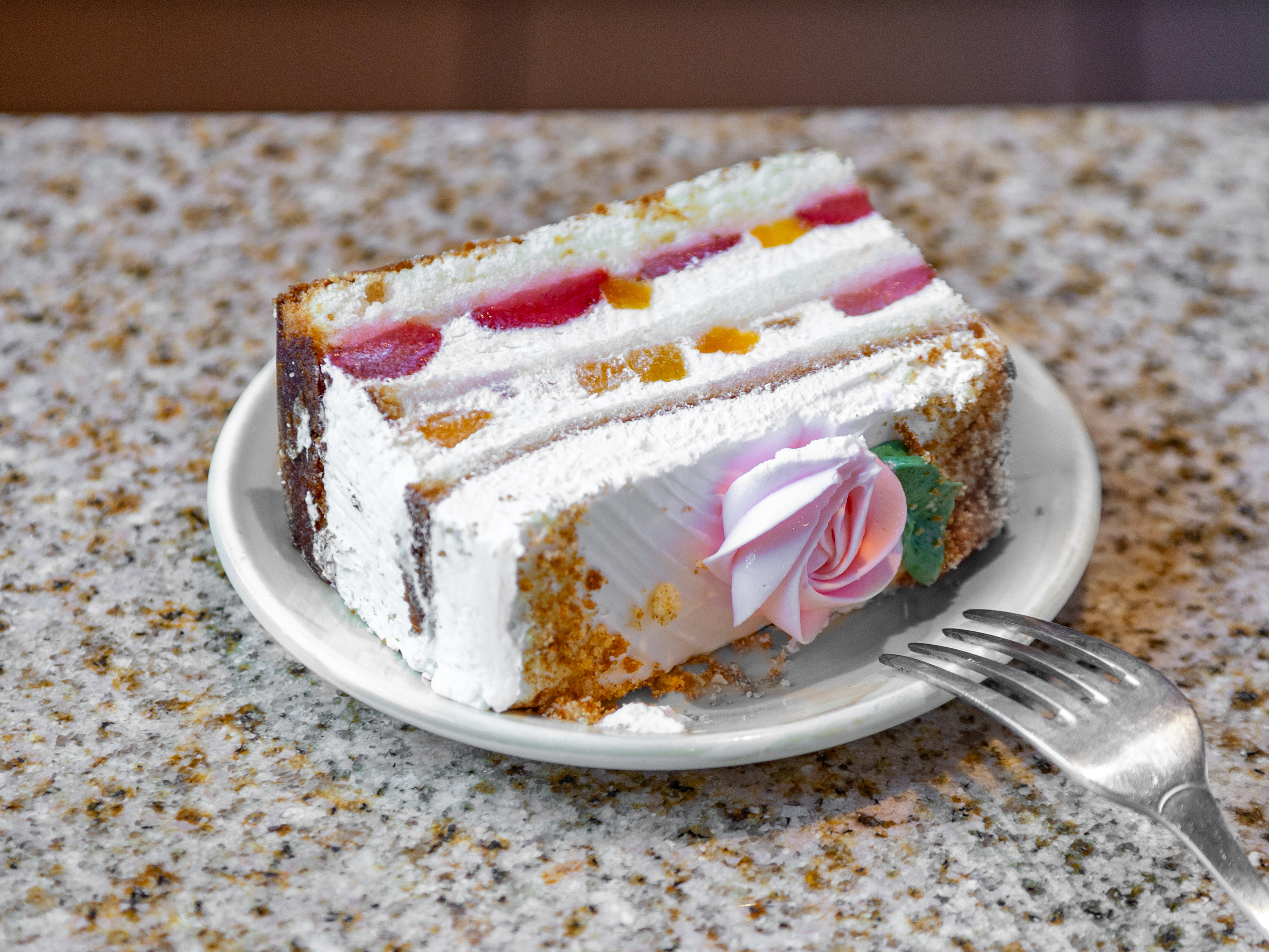 Order Fruit Cake Slice food online from Cerrato Pastry Shop store, West Springfield on bringmethat.com