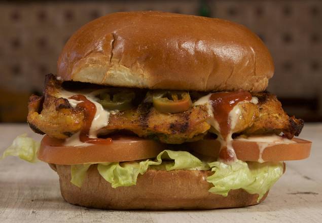 Order Yummy Bip Chicken Special Burger food online from Yummy Burgers & BBQ store, Richardson on bringmethat.com