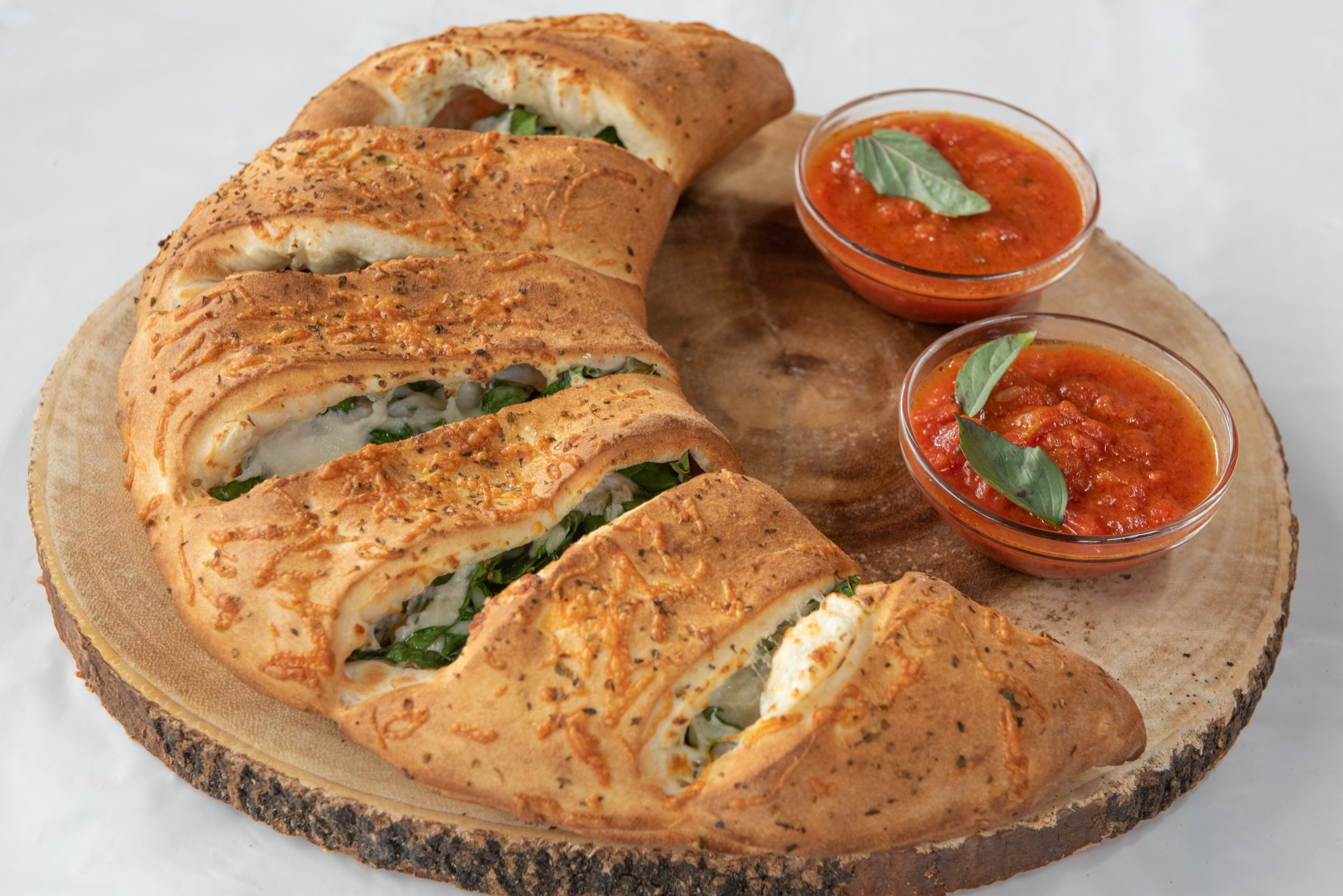 Order Meat Calzone food online from Milanos Pizzeria store, Nashville on bringmethat.com