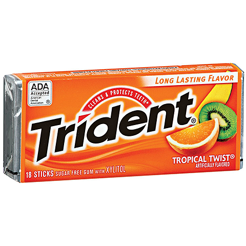 Order Trident Tropical Twist 14 Count food online from 7-Eleven store, Lavon on bringmethat.com
