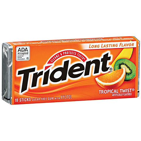 Order Trident Tropical Twist 14 Count food online from 7-Eleven store, Los Angeles on bringmethat.com