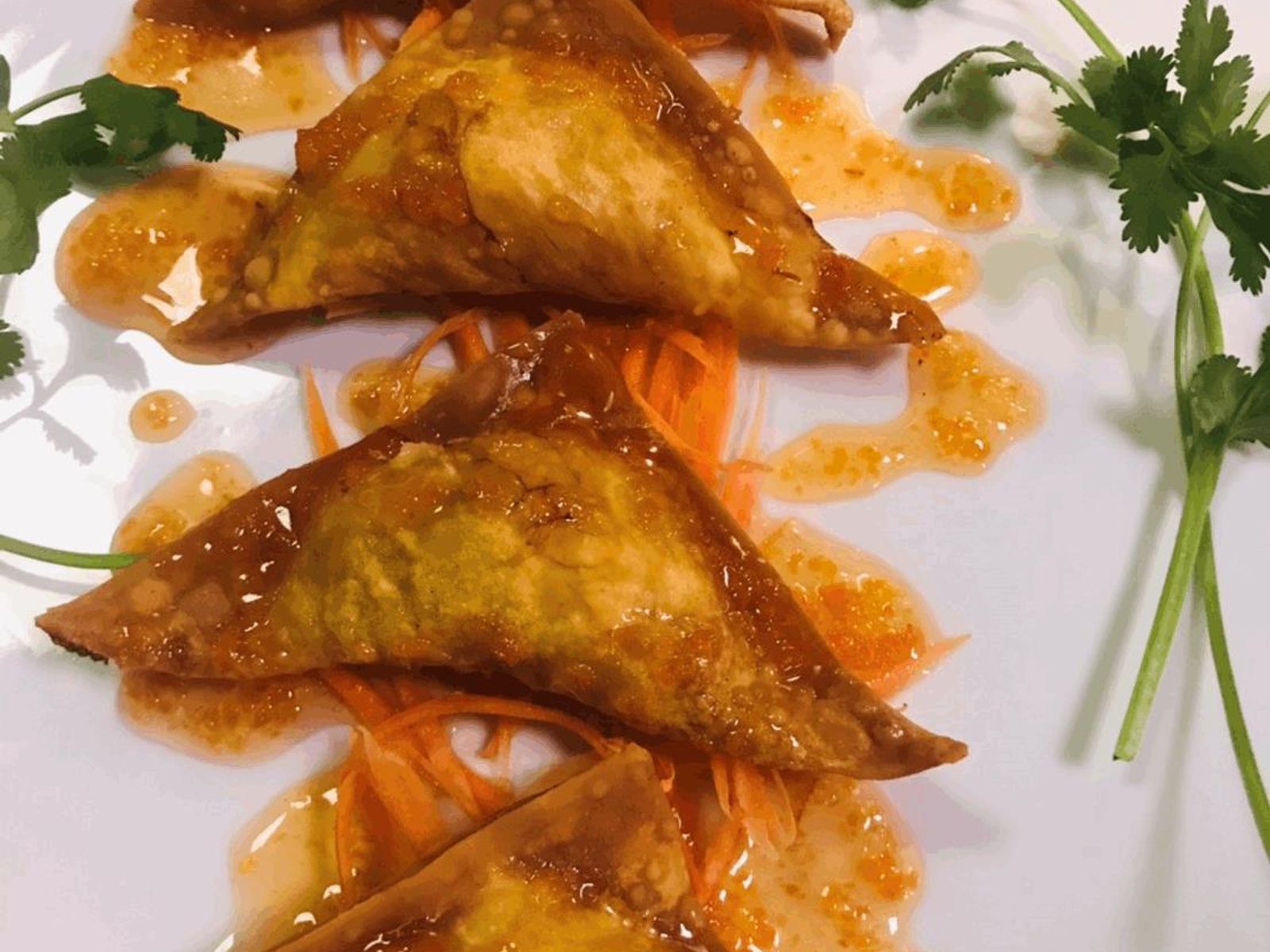 Order Fried Wonton food online from Similan Thai & Sushi store, Chicago on bringmethat.com