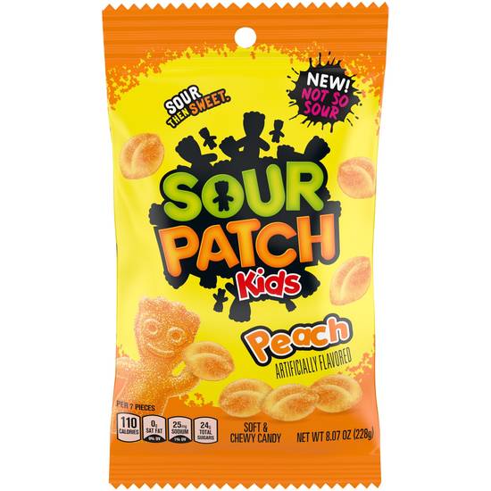 Order Sour Patch Kids Peach Soft And Chewy Candy, 8.07 OZ food online from Cvs store, CENTRAL FALLS on bringmethat.com