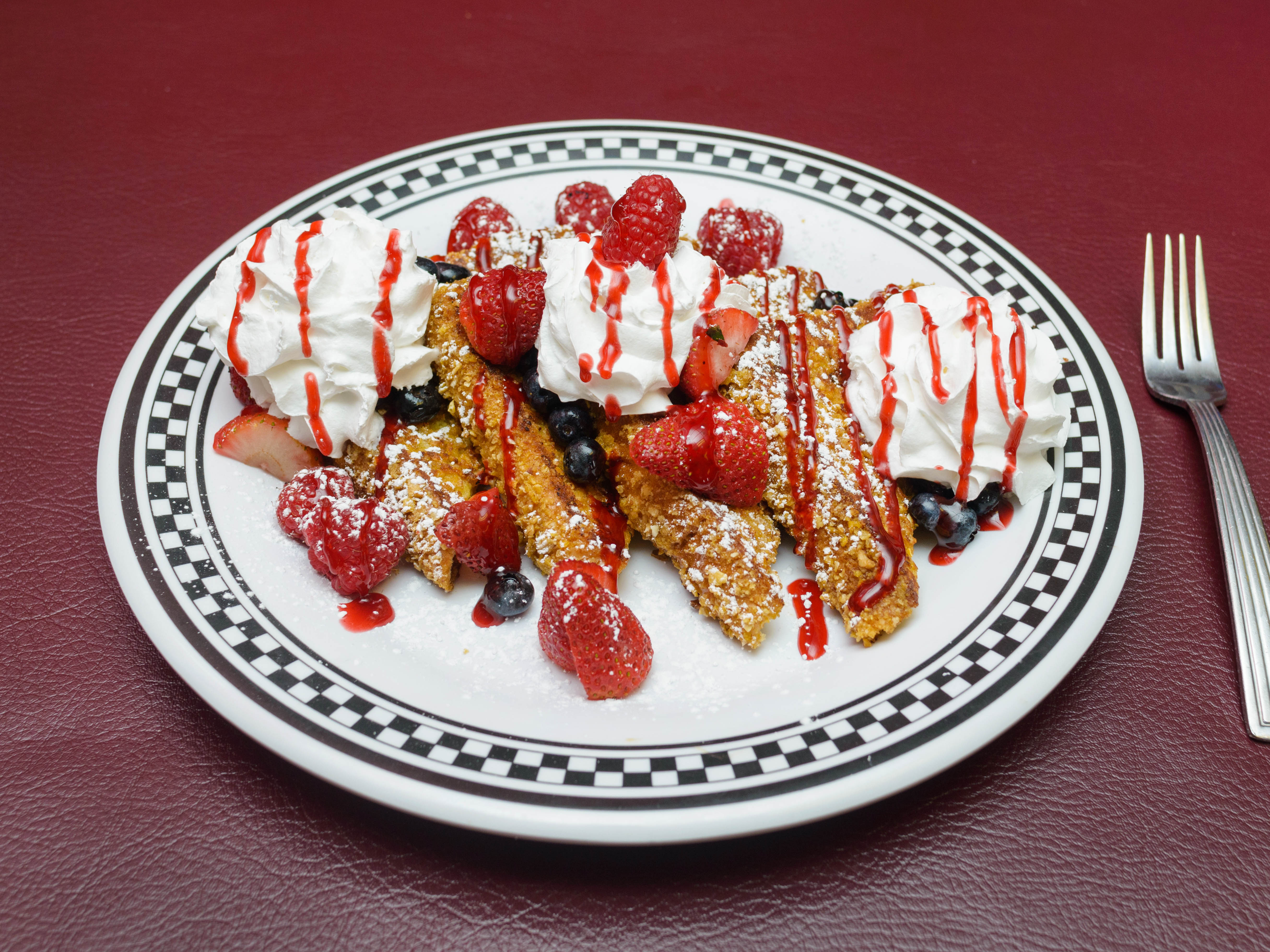 Order Crunchy French Toast food online from The Cherry Pit Cafe store, Deerfield on bringmethat.com