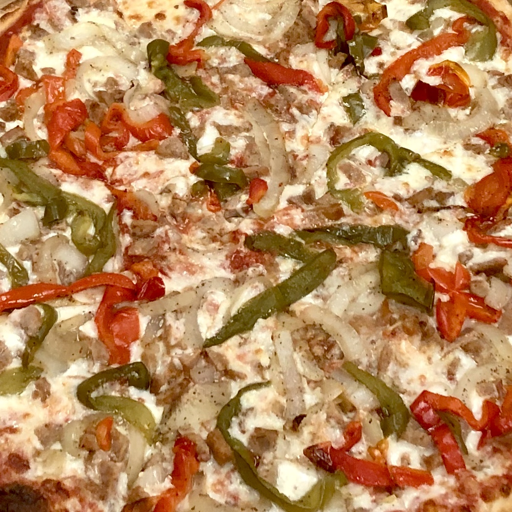 Order Sausage, Peppers & Onions Pizza food online from Nicks Pizza & Deli store, Fanwood on bringmethat.com