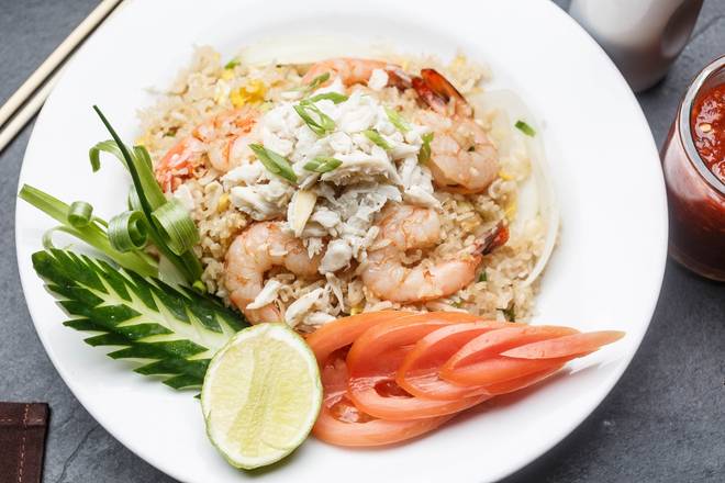 Order Seafood Fried Rice food online from SukhoThai on Royal St. store, New Orleans on bringmethat.com