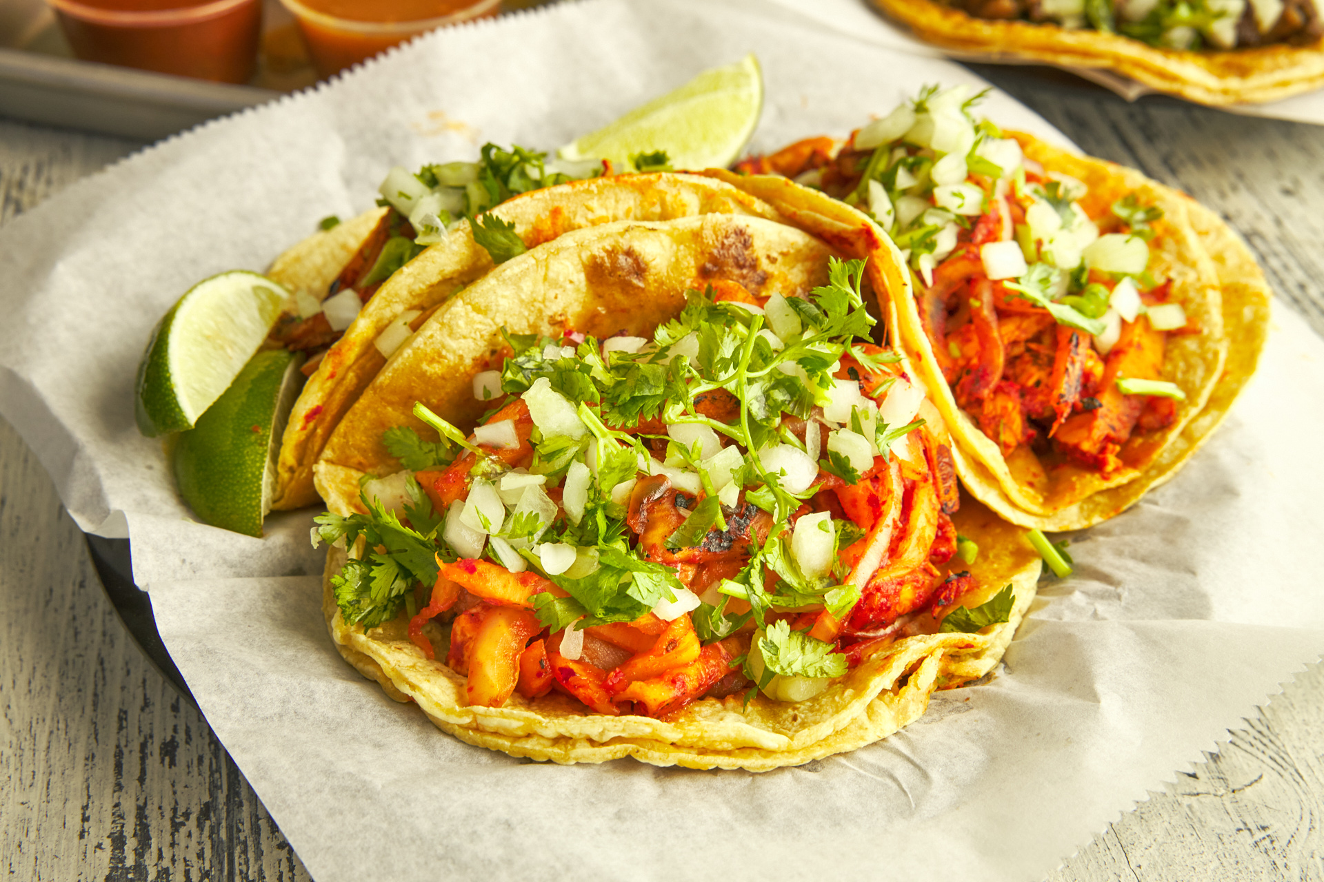 Order Alpastor Taco food online from Paco Taqueria store, Indianapolis on bringmethat.com