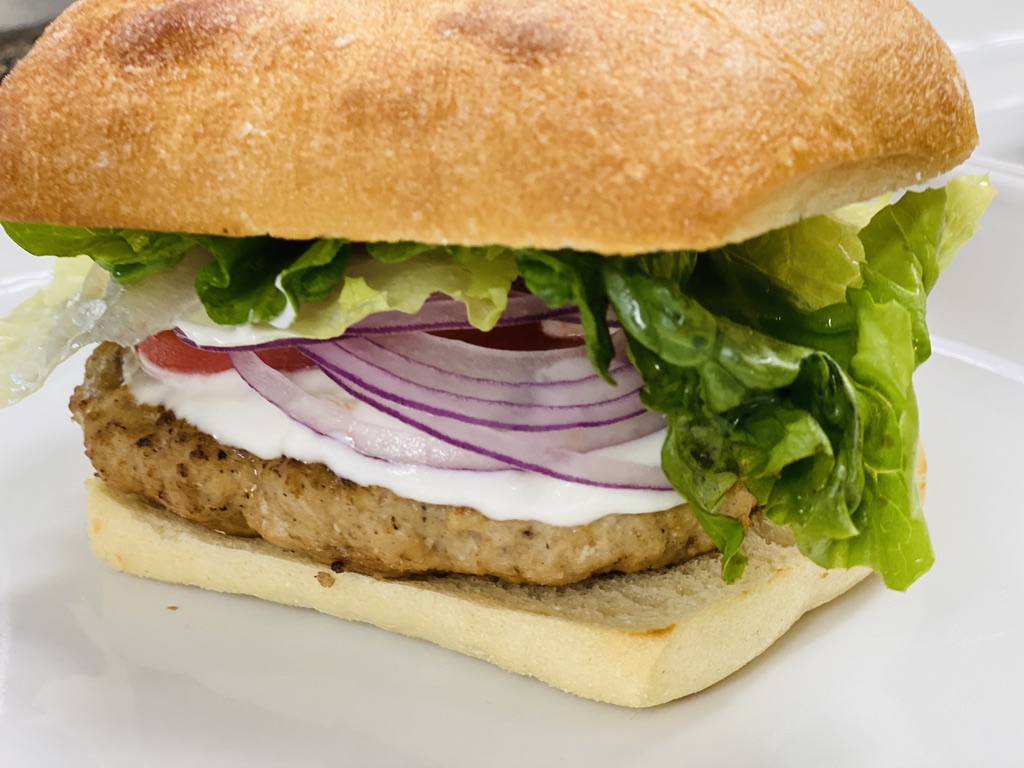 Order Veggie Burger food online from State Street Cafe store, North Haven on bringmethat.com