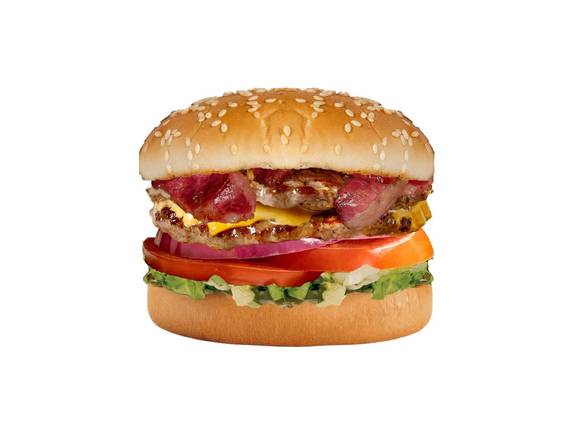 Order Double Super Bacon Burger food online from Super Burger store, Clovis on bringmethat.com