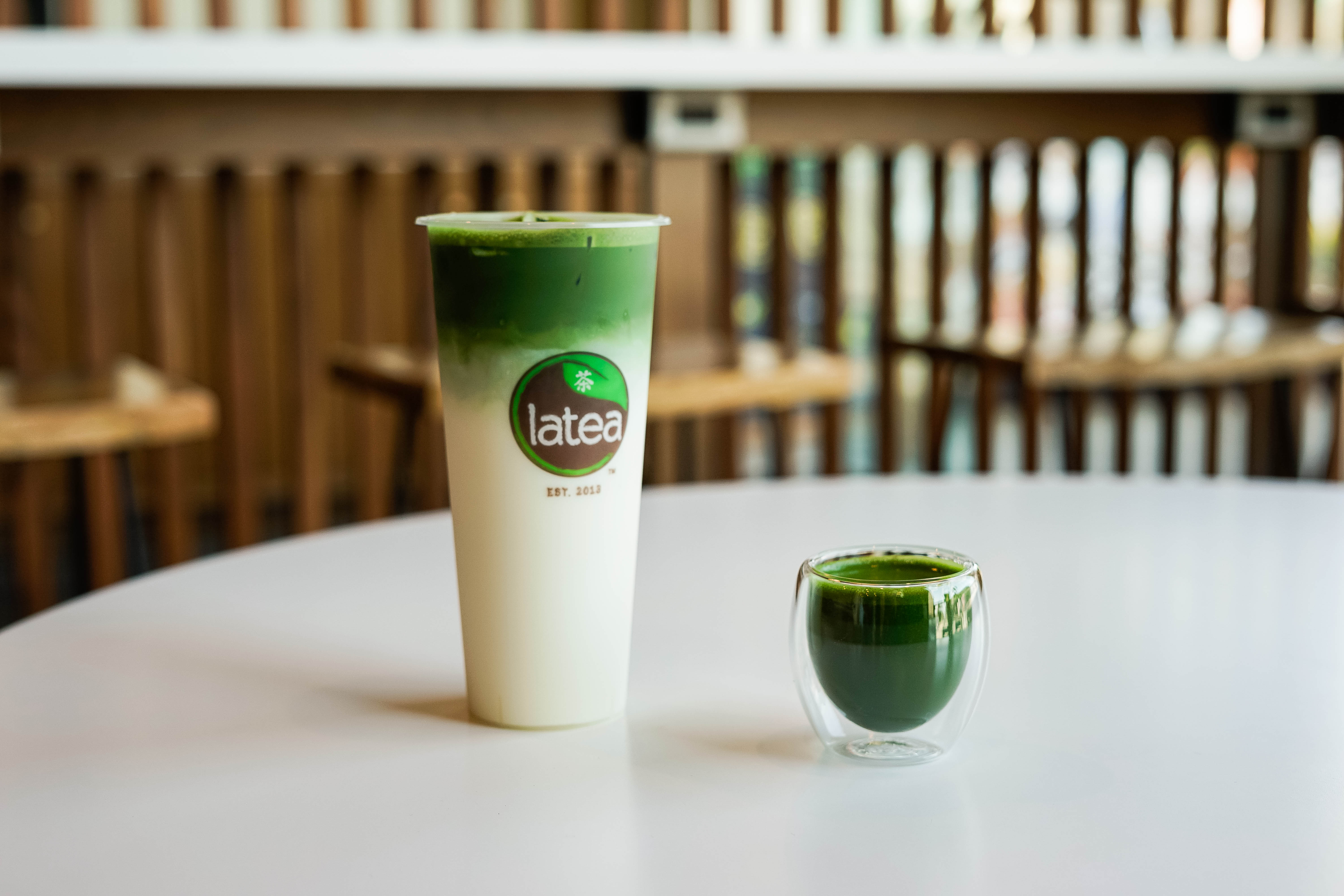 Order *Matcha Latte food online from Latea Bubble Tea Lounge store, Indianapolis on bringmethat.com