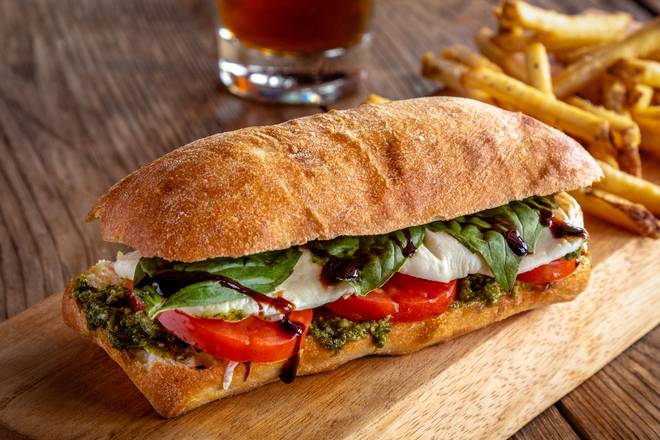 Order Caprese Sandwich food online from Uno Pizzeria store, Upper Providence on bringmethat.com