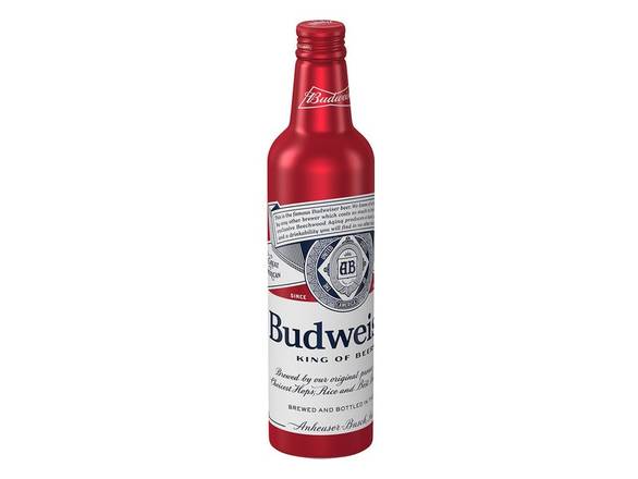 Order Budweiser - 16oz Bottle food online from Kirby Food & Liquor store, Champaign on bringmethat.com