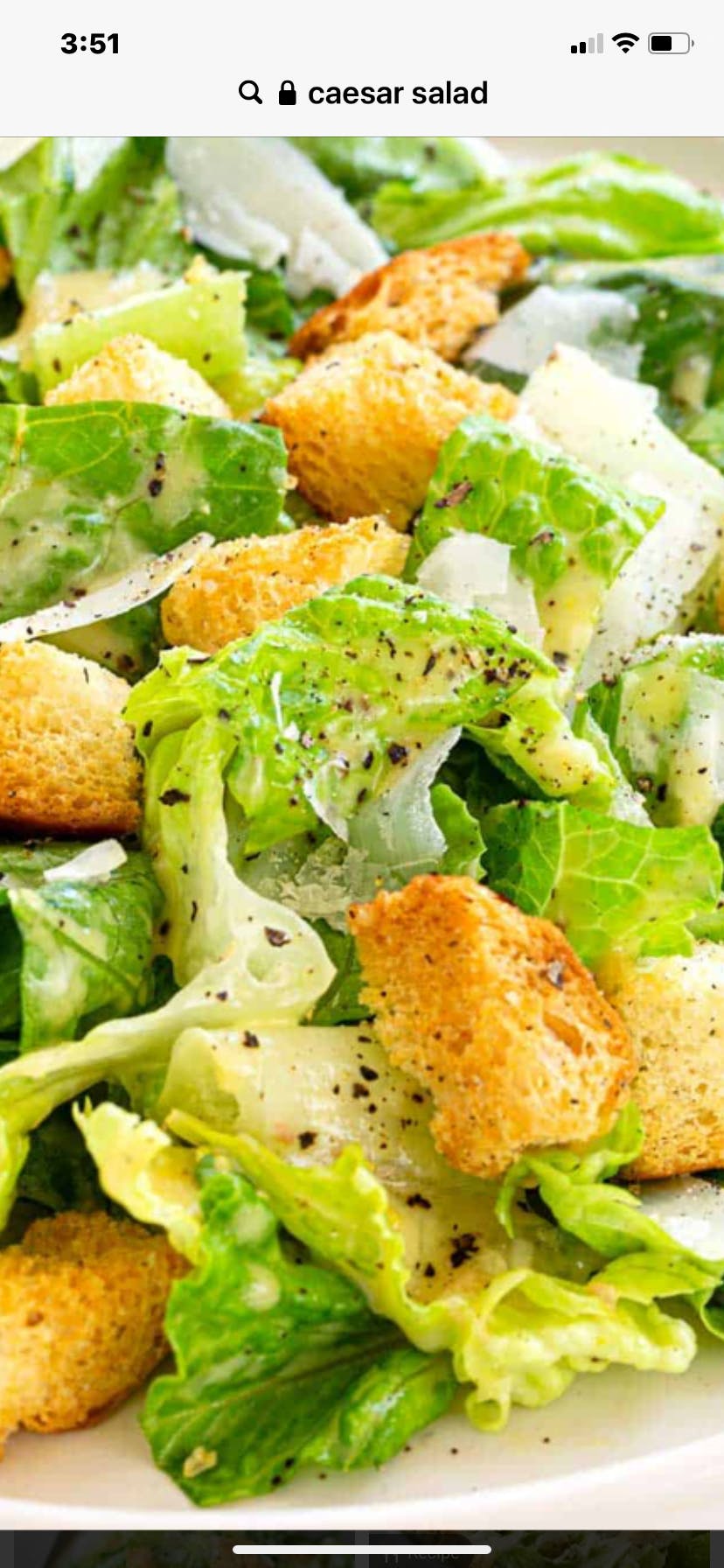 Order Caesar Salad - Salad food online from Il Forno store, Branchburg on bringmethat.com