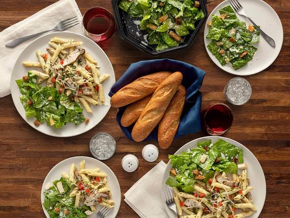 Order Pasta Night for 4 food online from La Madeleine store, Houston on bringmethat.com