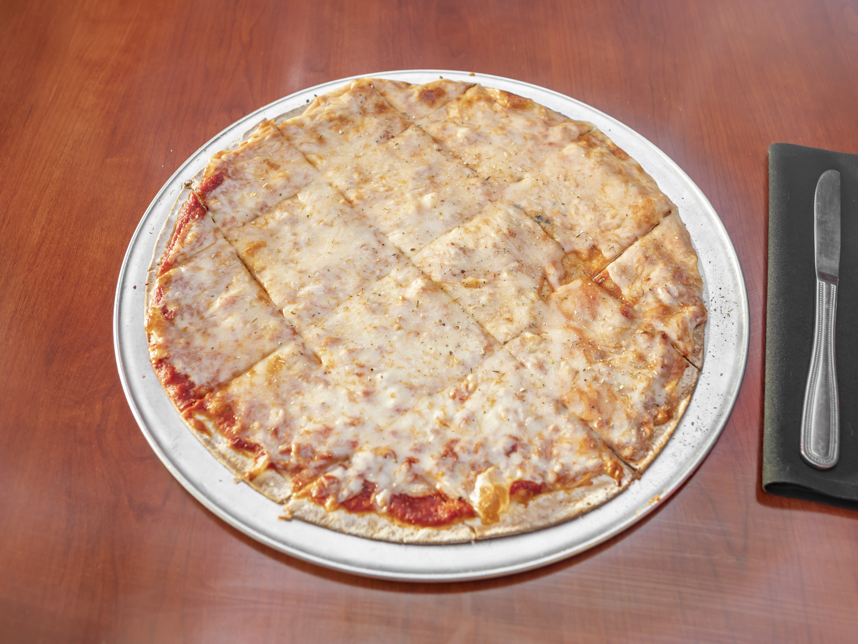 Order 9" Cheese Pizza food online from Firehouse Bar & Grill store, St. Louis on bringmethat.com