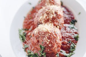 Order Signature Meatballs (3) food online from The Kitchen Consiglere store, Collingswood on bringmethat.com