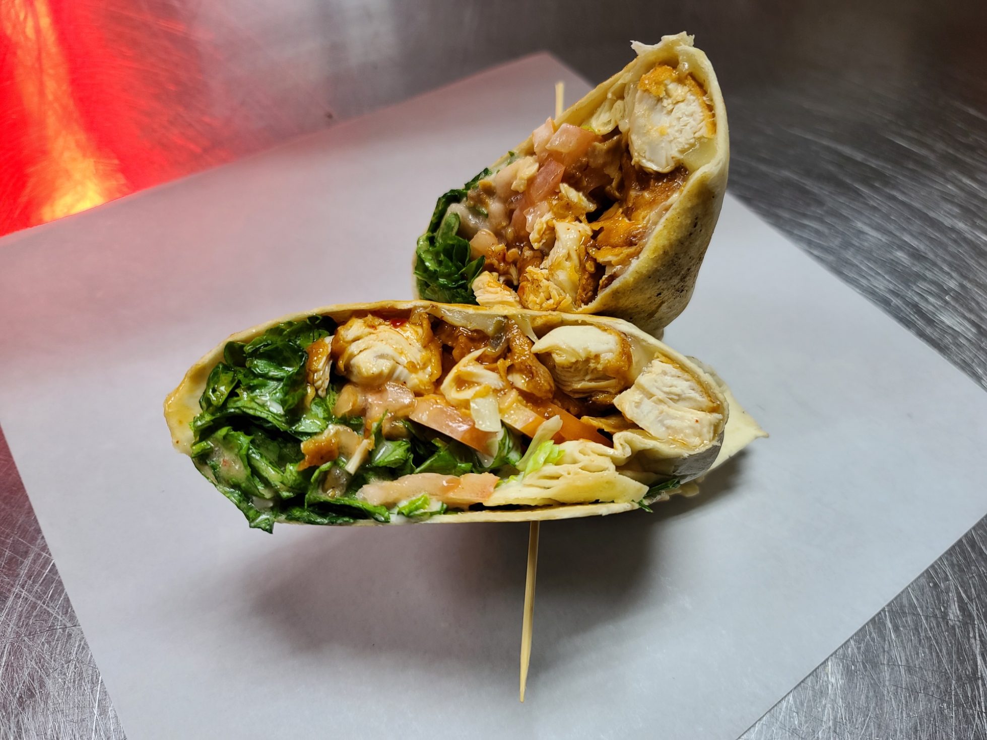Order Chicken Wraps food online from The Burger Life store, Naperville on bringmethat.com