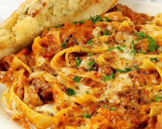 Order Spicy Baked Chipotle Pasta food online from Flancers Cafe store, Mesa on bringmethat.com