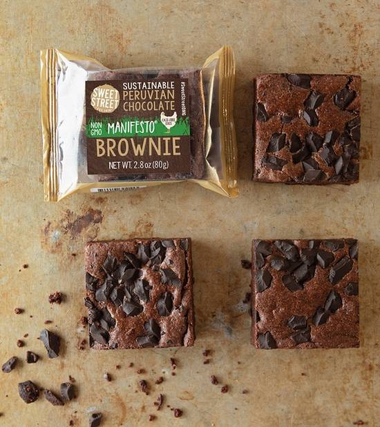 Order Sweet Street Peruvian Chocolate Brownie food online from Pizzeria Bravo store, Oakland on bringmethat.com