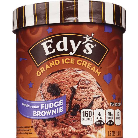 Order Edy's Double Fudge Brownie Ice Cream food online from Cvs store, LOS ANGELES on bringmethat.com