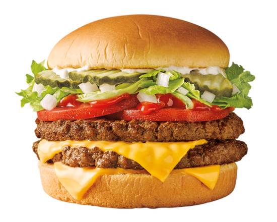 Order SuperSONIC® Double Cheeseburger food online from Sonic store, Greenwood on bringmethat.com