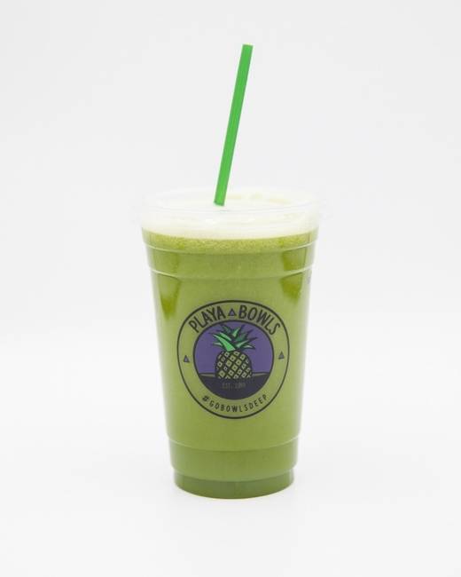 Order Green Room Juice 12oz food online from Playa Bowls store, rye on bringmethat.com
